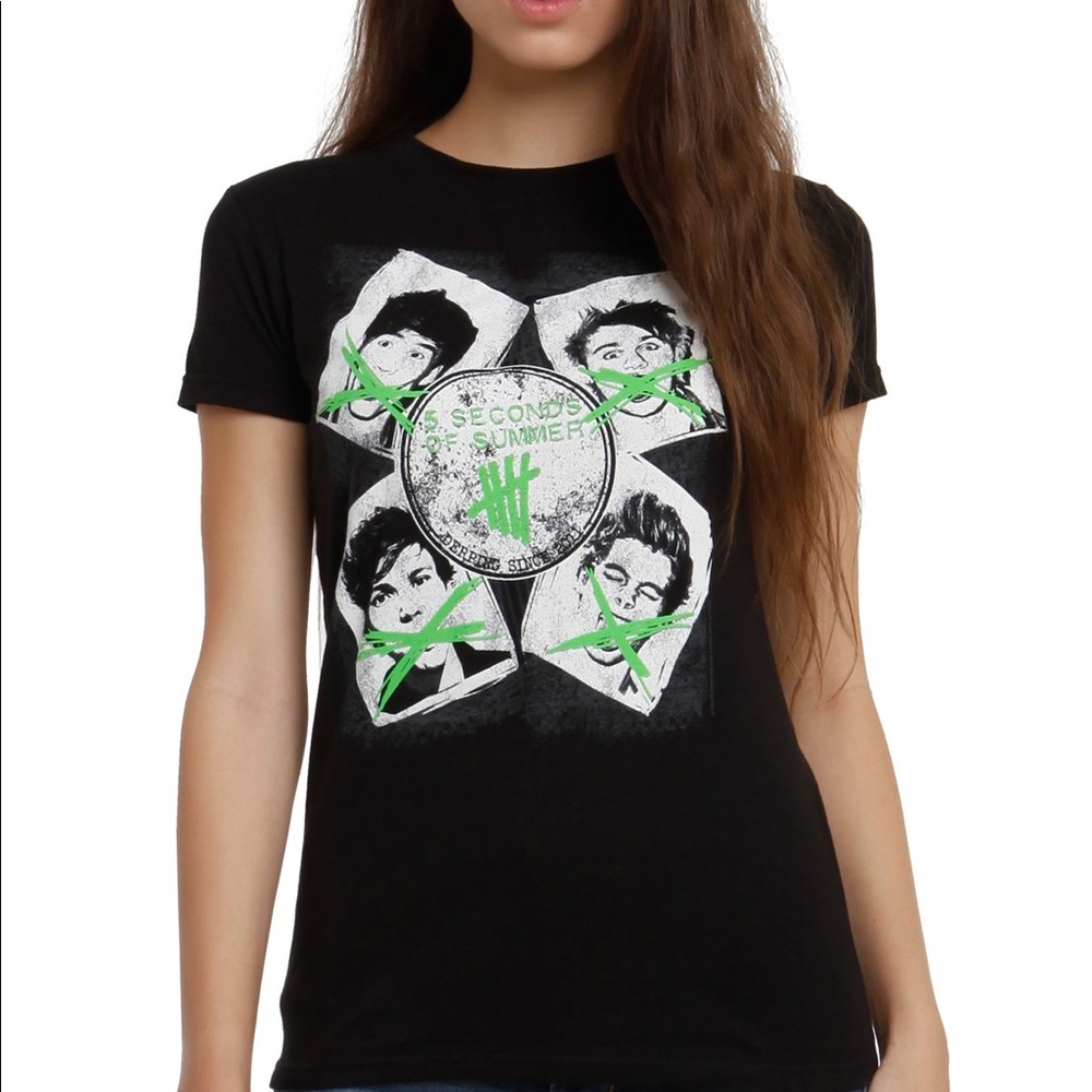 5 SECONDS OF SUMMER CONCERT SHORT SLEEVE T-SHIRT